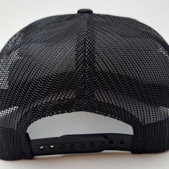 Retro Cowboy Cartel Embroidered Patch Flat Bill Trucker Mesh Snapback Cap Hat - Picture 7 of 7